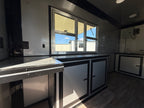 8.5X14TA Black Concession Trailer