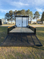 8.5X32TA White Hybrid Trailer