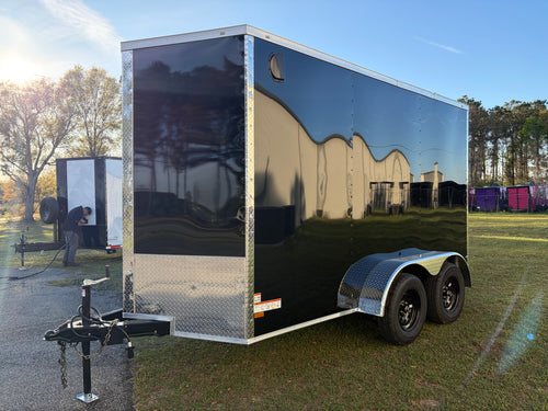 6X12TA Black Standard Trailer