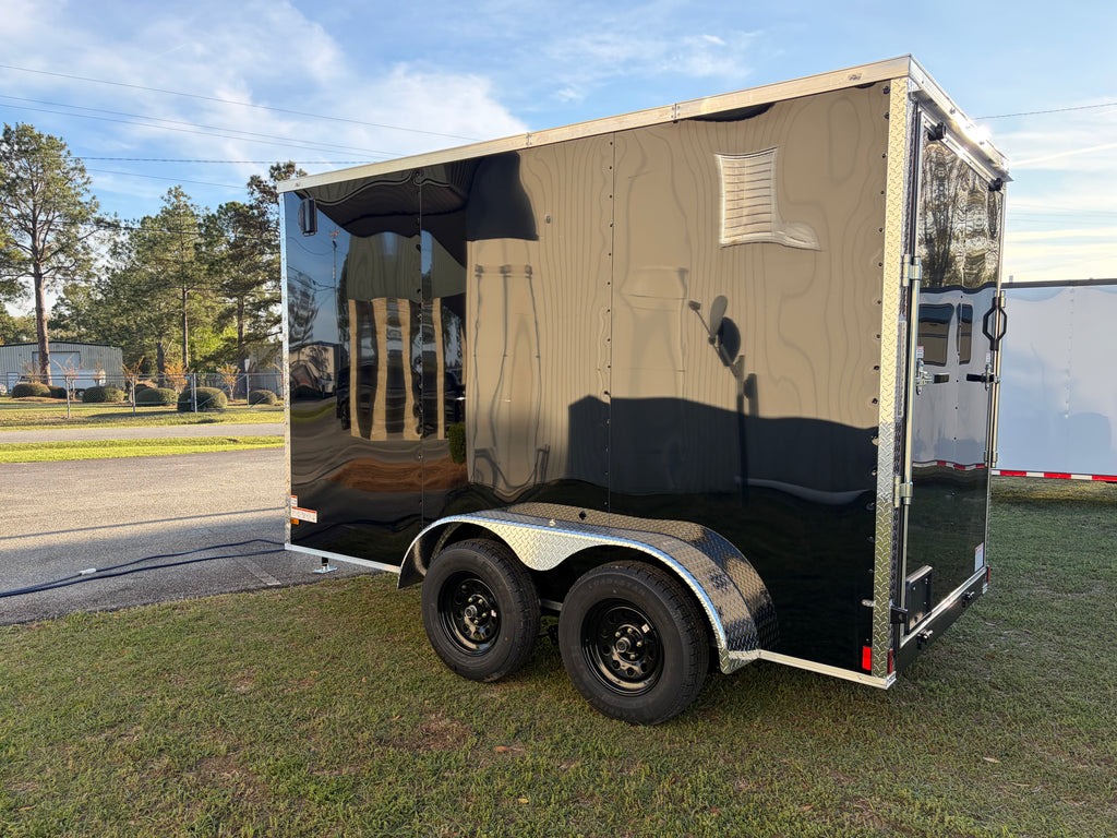 6X12TA Black Standard Trailer