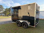 6X12TA Black Standard Trailer