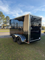 6X12TA Black Standard Trailer