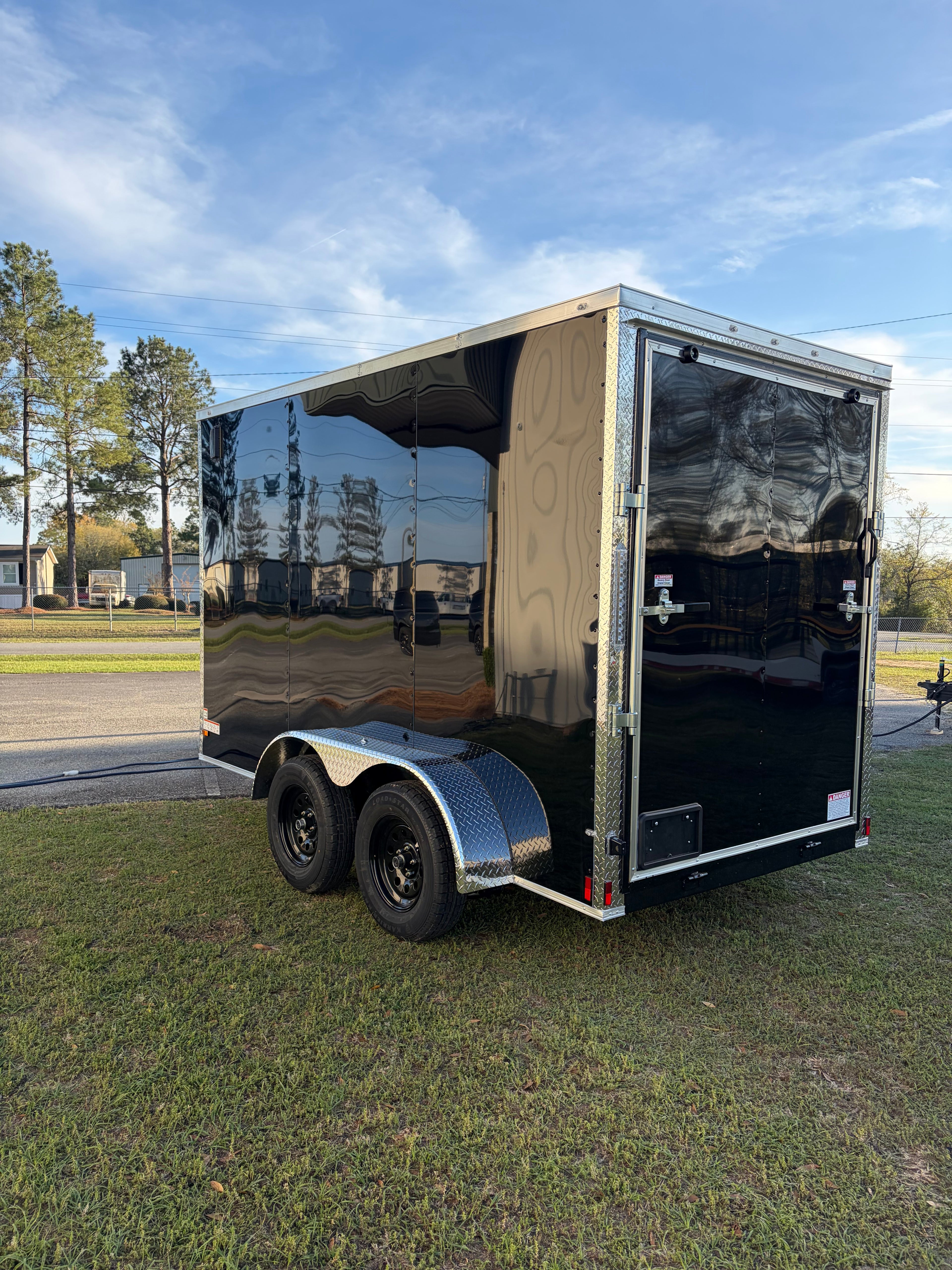6X12TA Black Standard Trailer