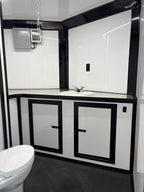 8.5X32TA White Hybrid Trailer