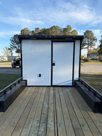8.5X32TA White Hybrid Trailer