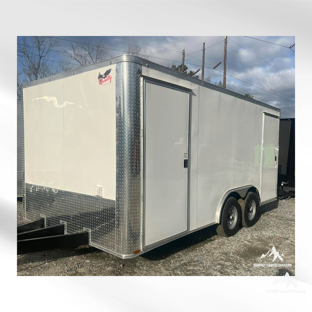 Remolque de baño móvil blanco de 8.5X16TA