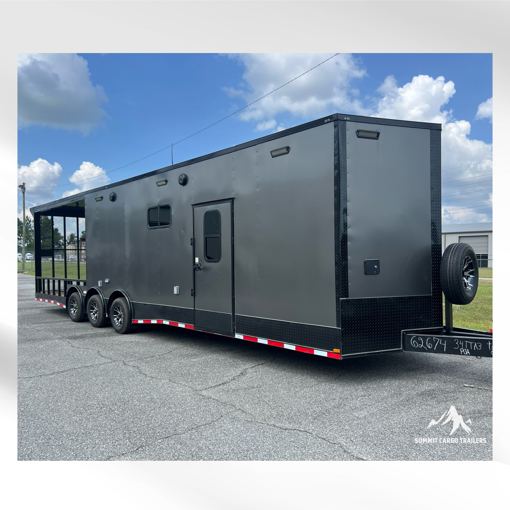 8.5X34TTA3 Charcoal Hybrid Trailer