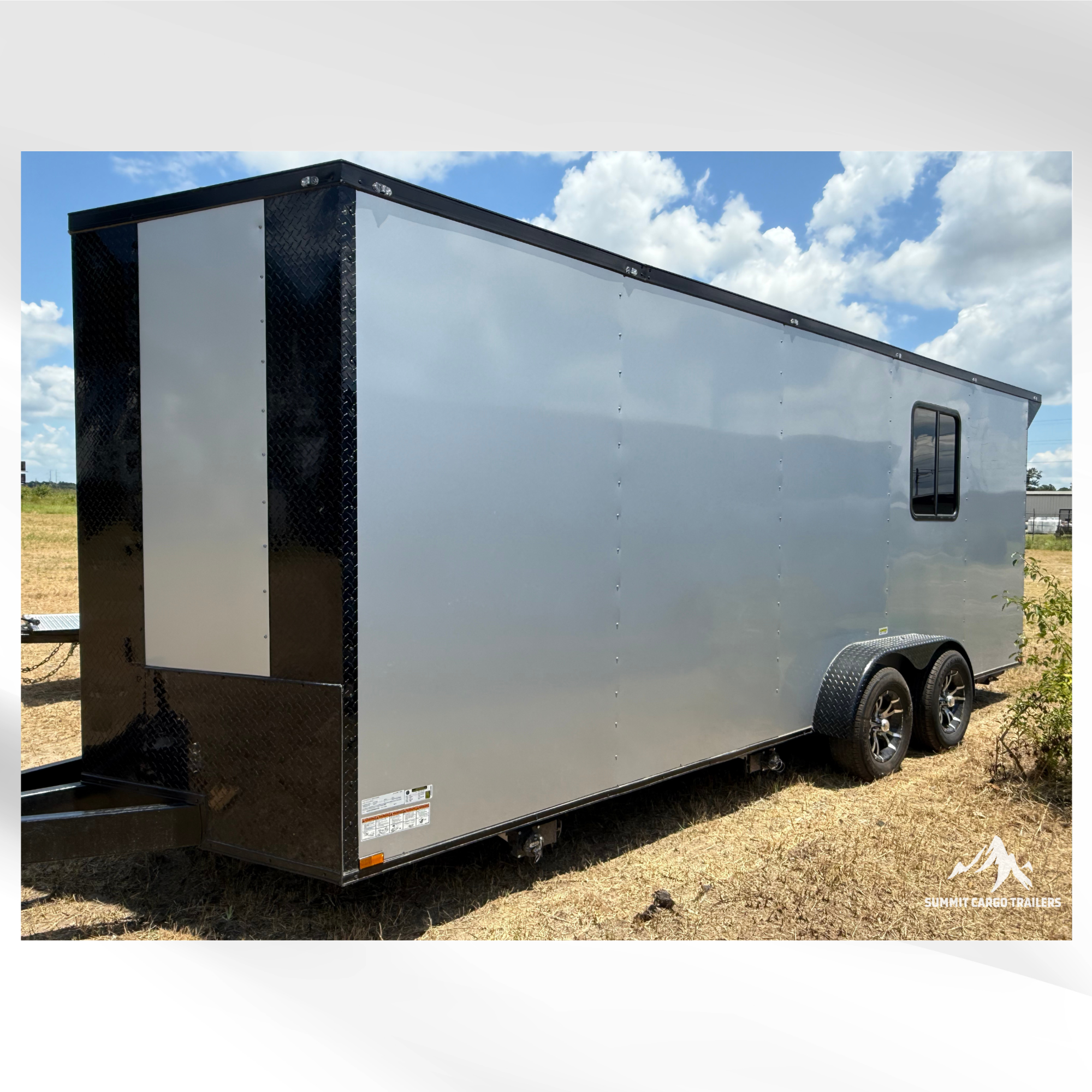 7X20TA Silver Race Ready Trailer
