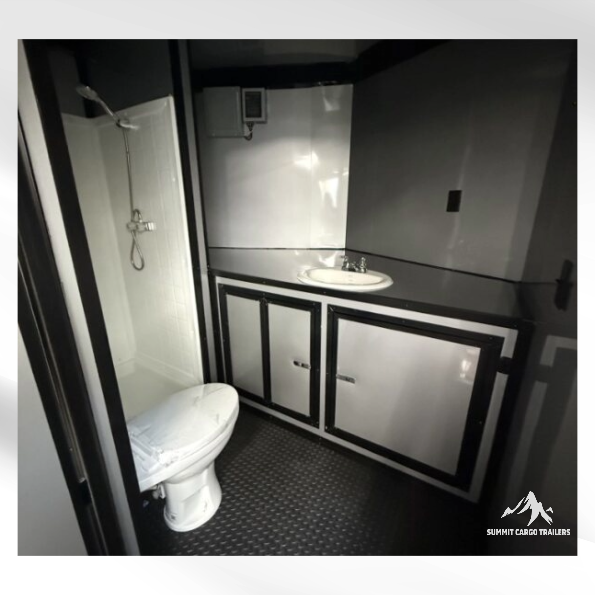 8.5X24TA Charcoal & Black Race Ready Trailer