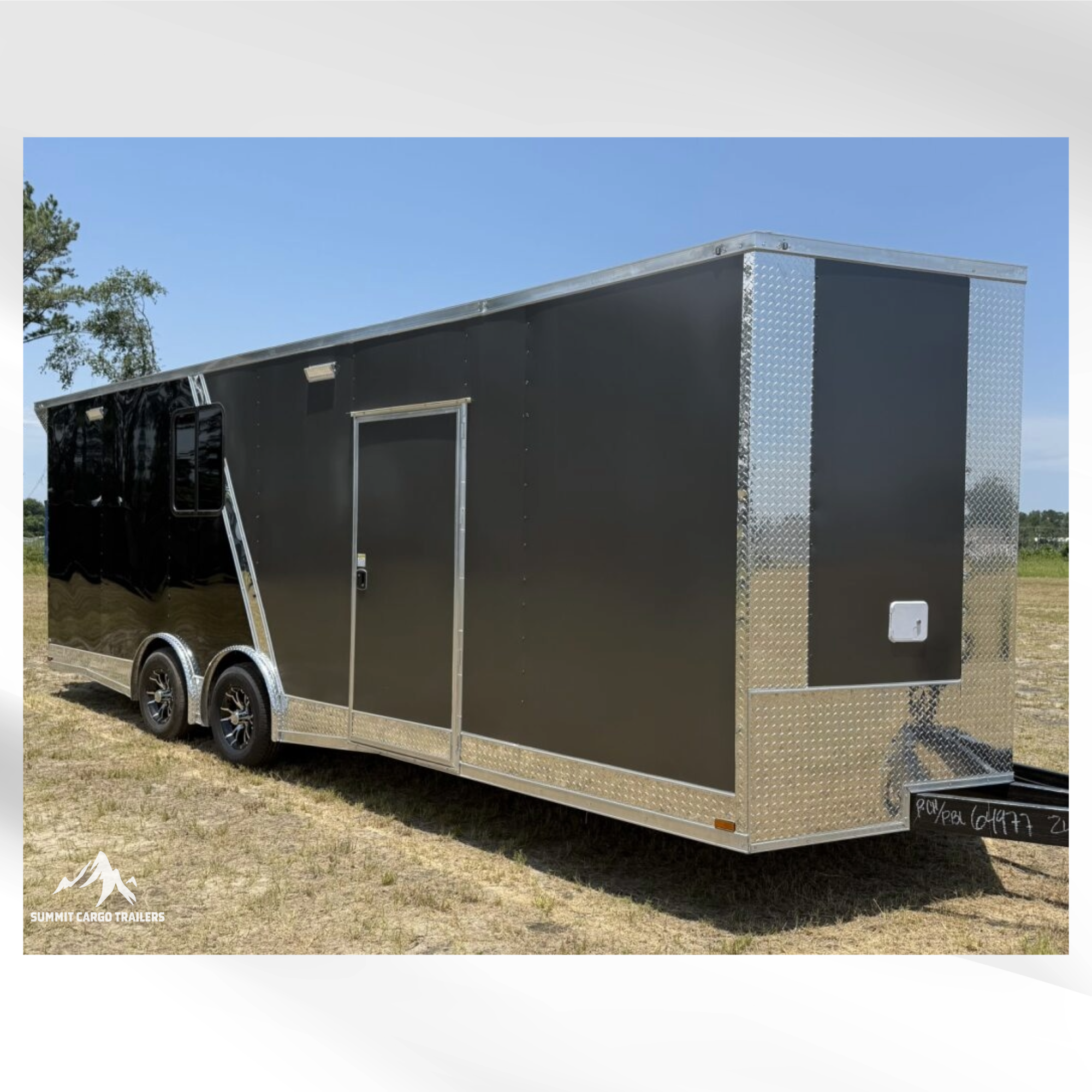 8.5X24TA Charcoal & Black Race Ready Trailer