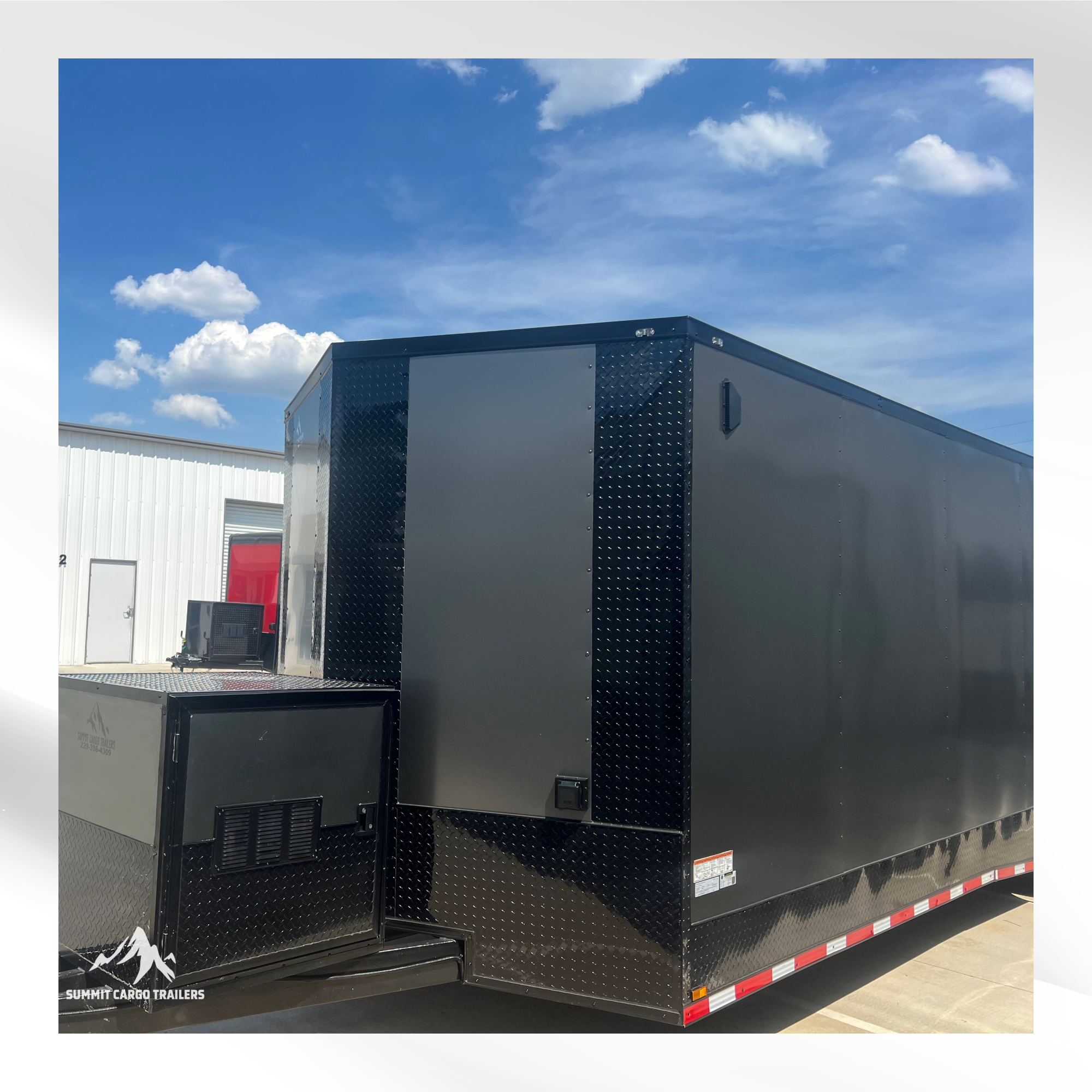 8.5X28TA3 Charcoal Race Ready Trailer