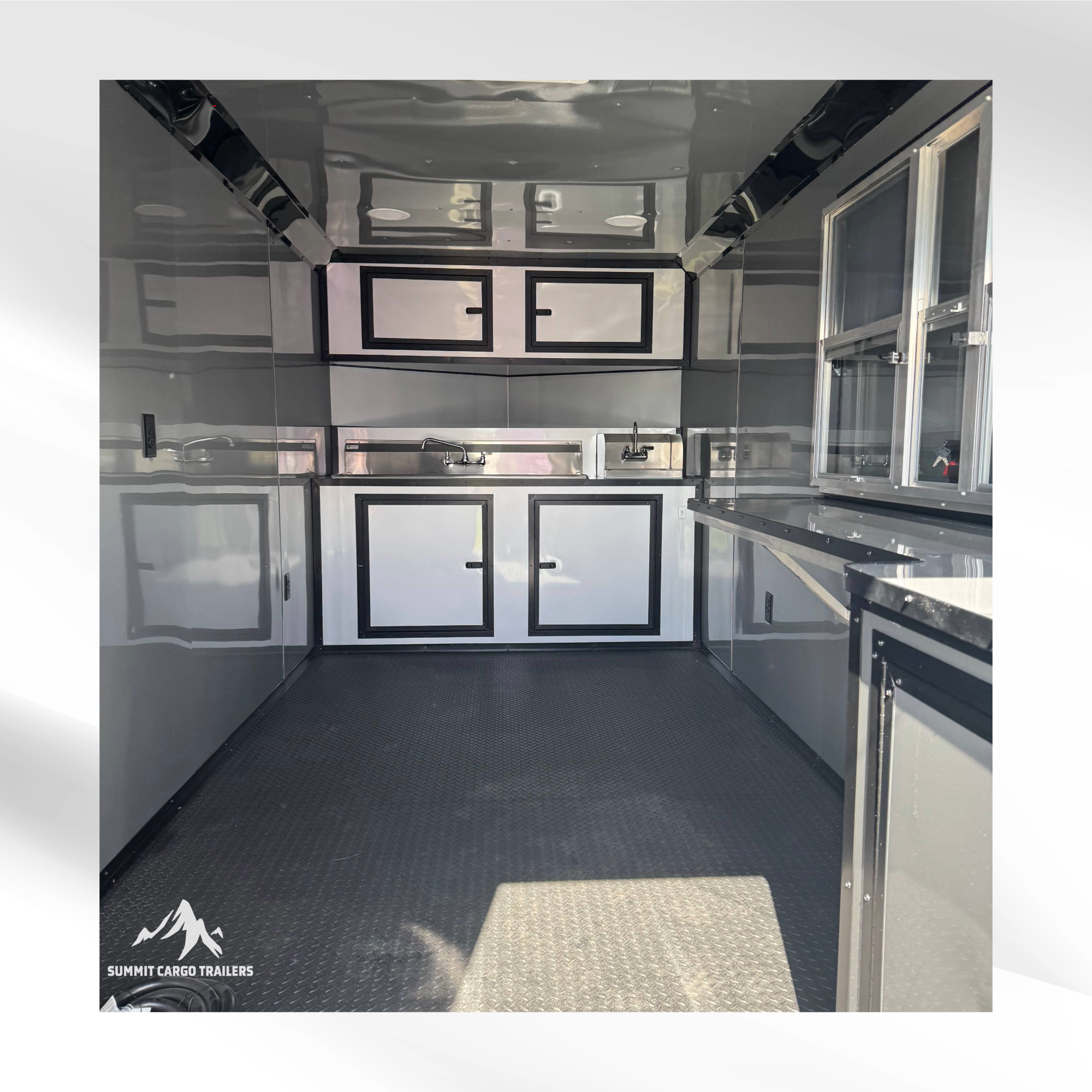 7X16TA Yellow Concession Trailer