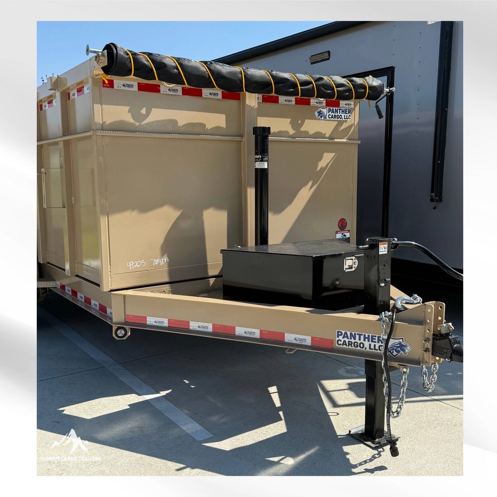 7X14TA Tan Dump Trailer
