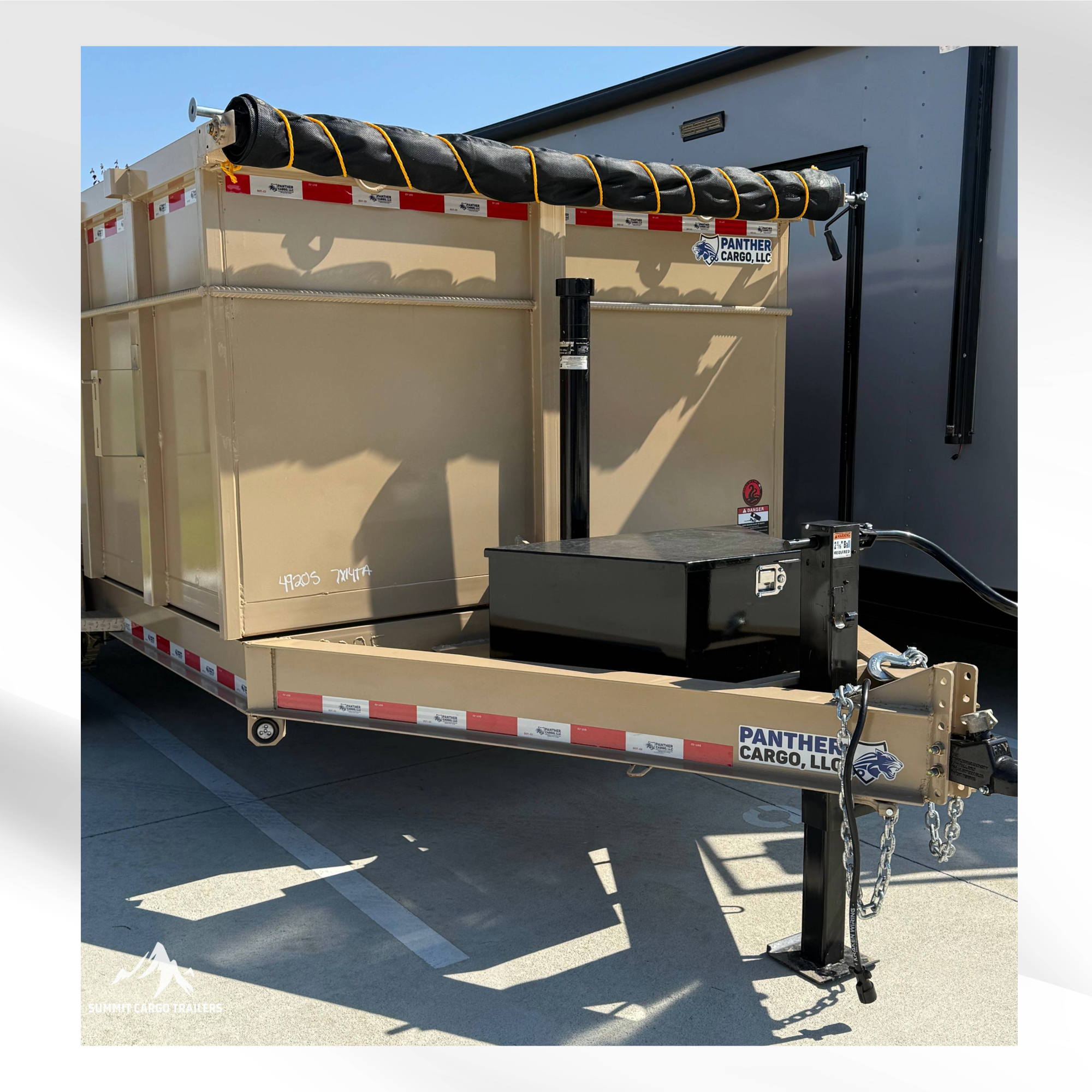 7X14TA Tan Dump Trailer