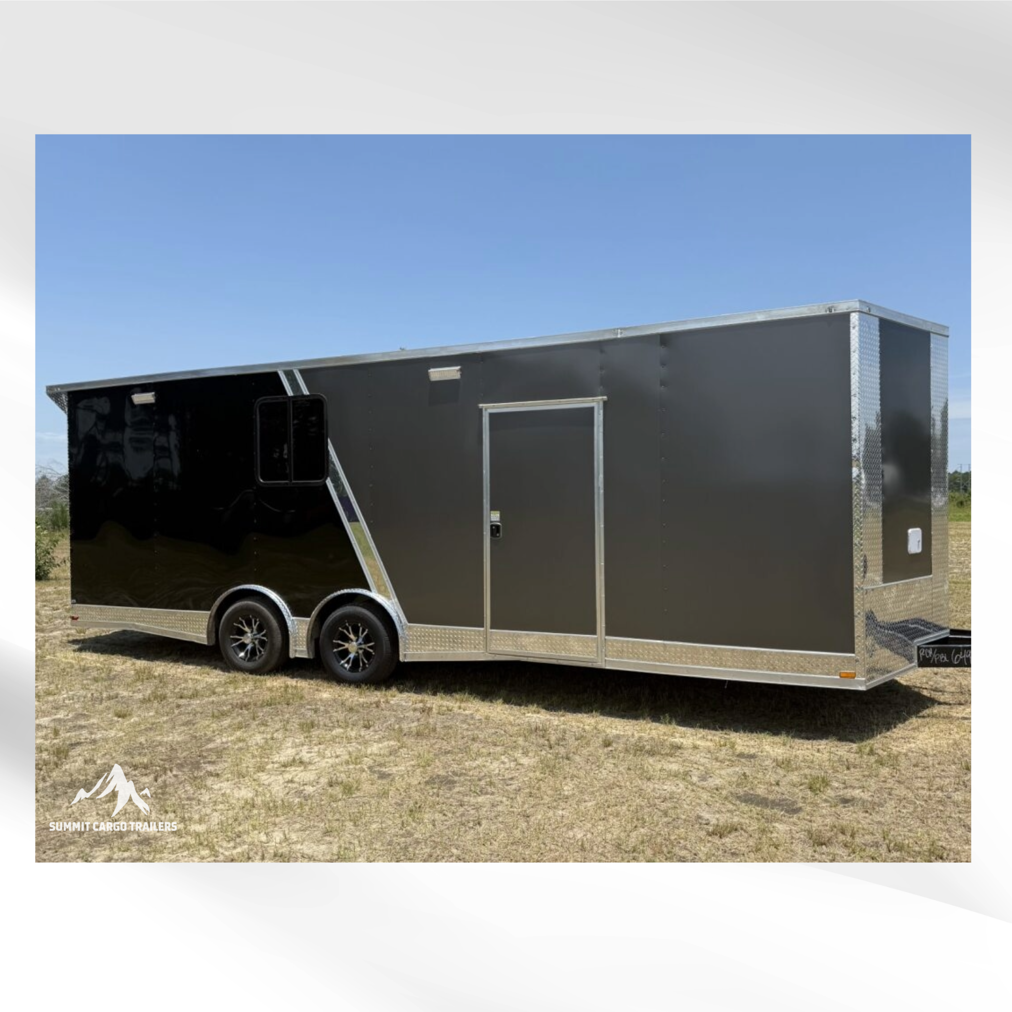 8.5X24TA Charcoal & Black Race Ready Trailer