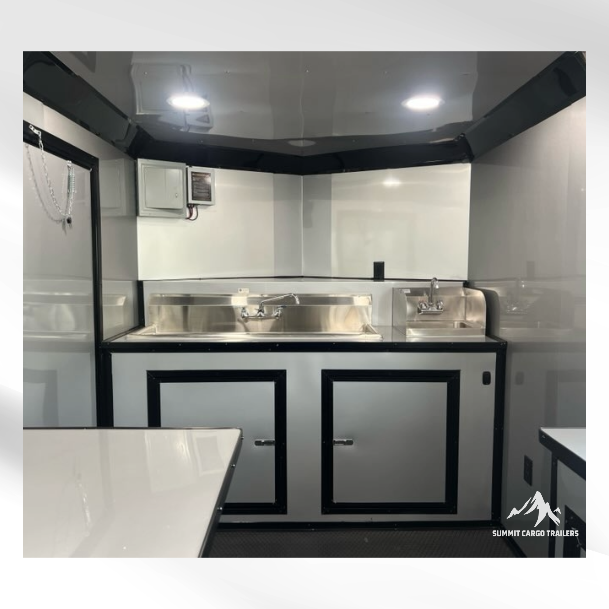 7X14TA Indigo Blue Concession Trailer