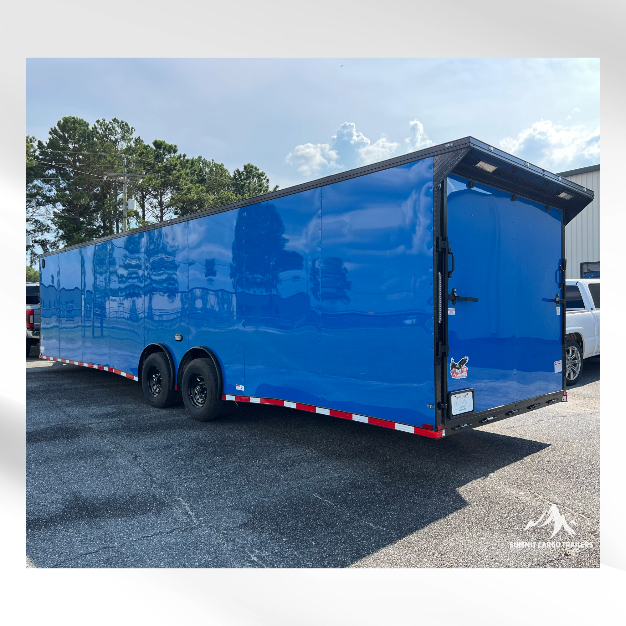 8.5X32TA5 Bright Blue Car Hauler