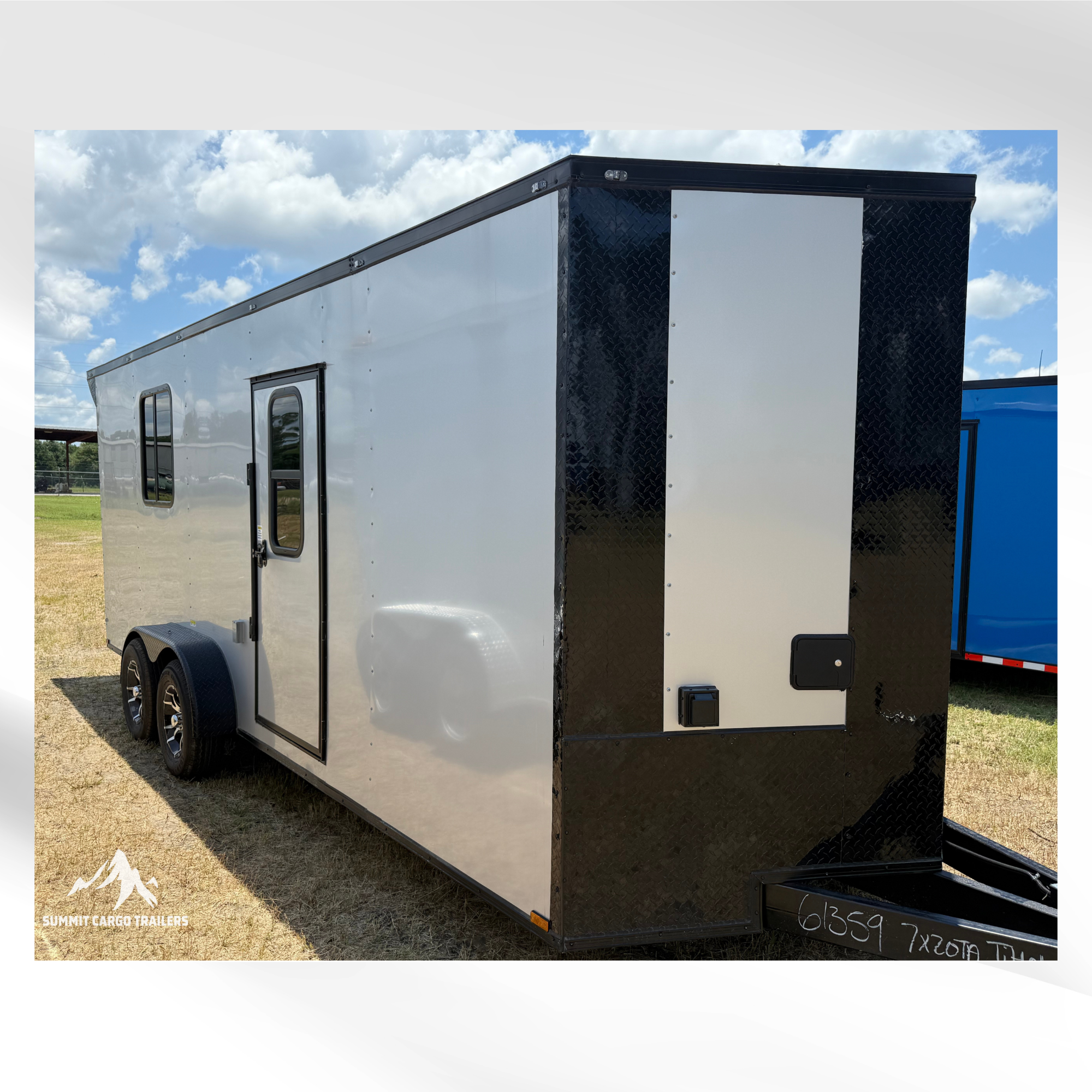 7X20TA Silver Race Ready Trailer