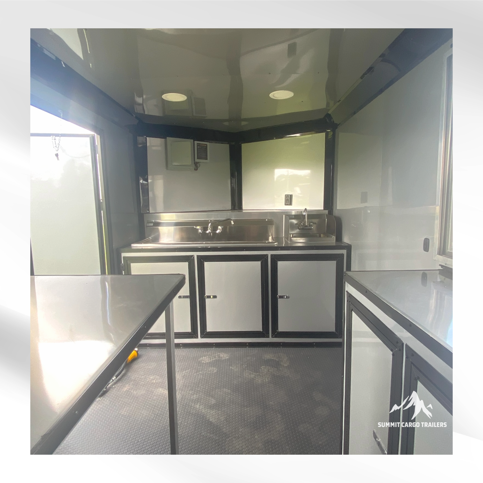7X14TA Indigo Blue Concession Trailer