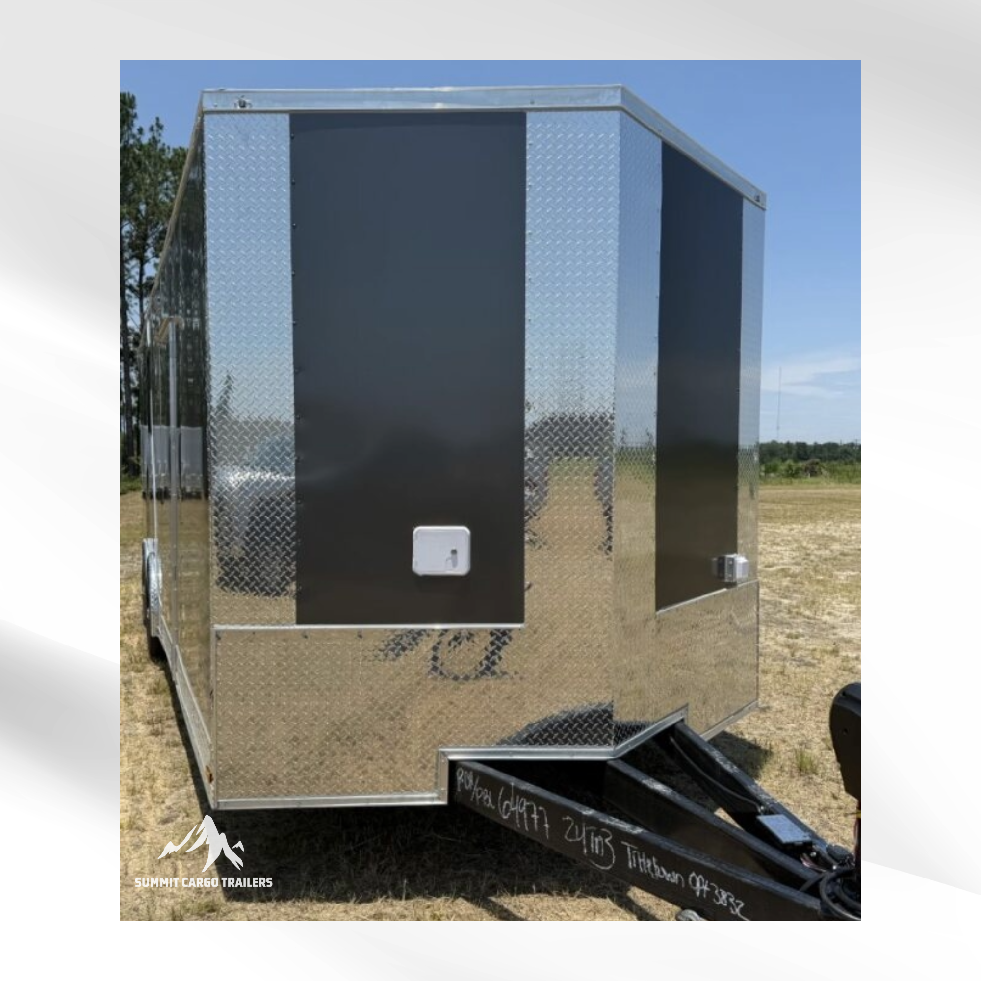 8.5X24TA Charcoal & Black Race Ready Trailer
