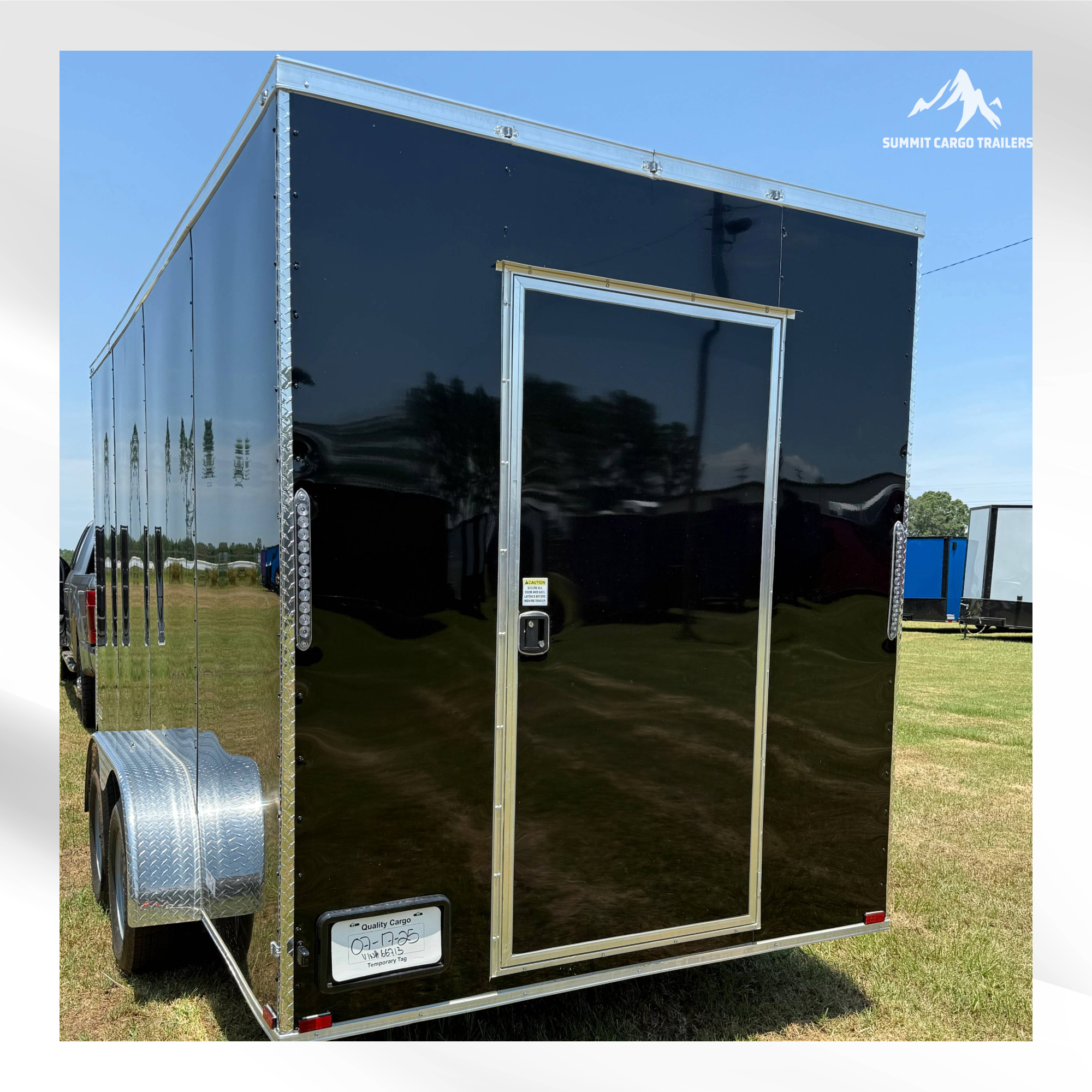 7X16TA Black Standard Trailer