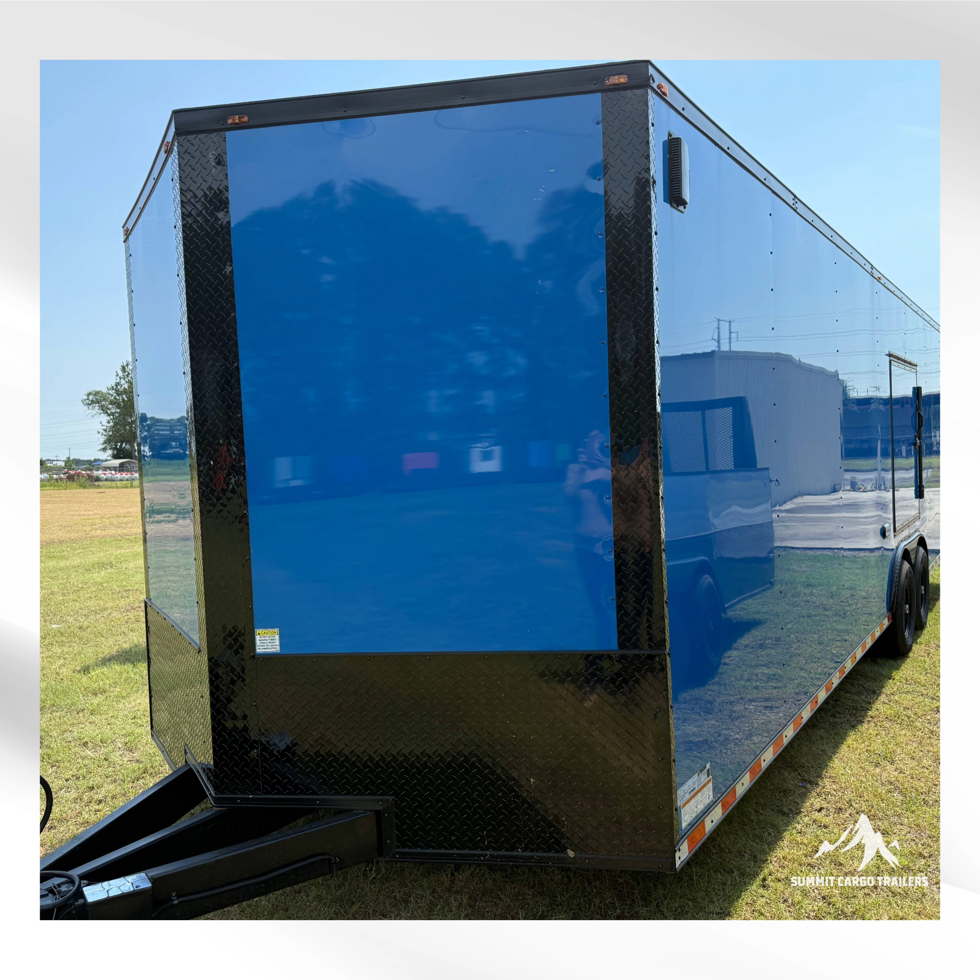 8.5X26TA3 Blue Car Hauler Trailer