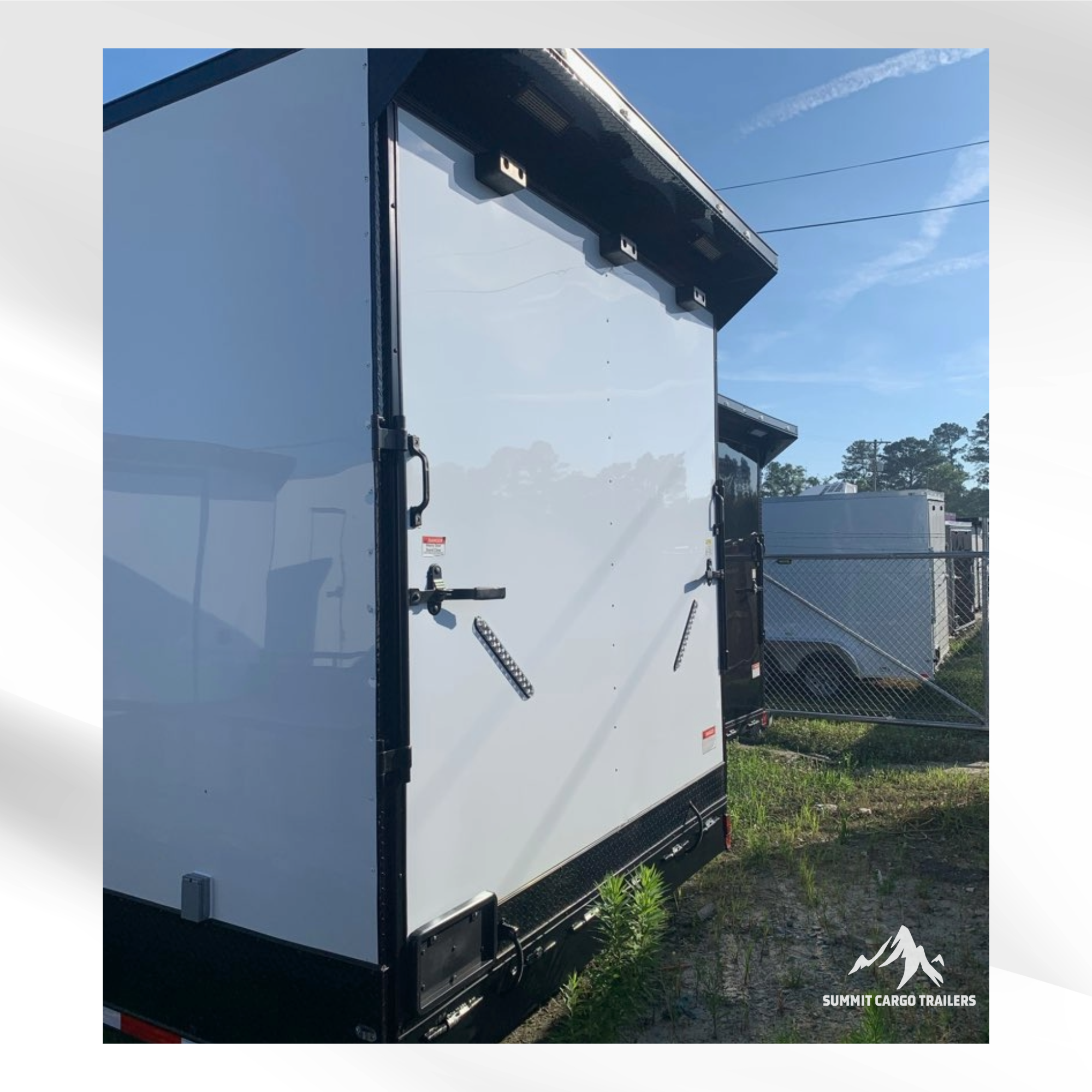 8.5X32TTA White Race Ready Trailer