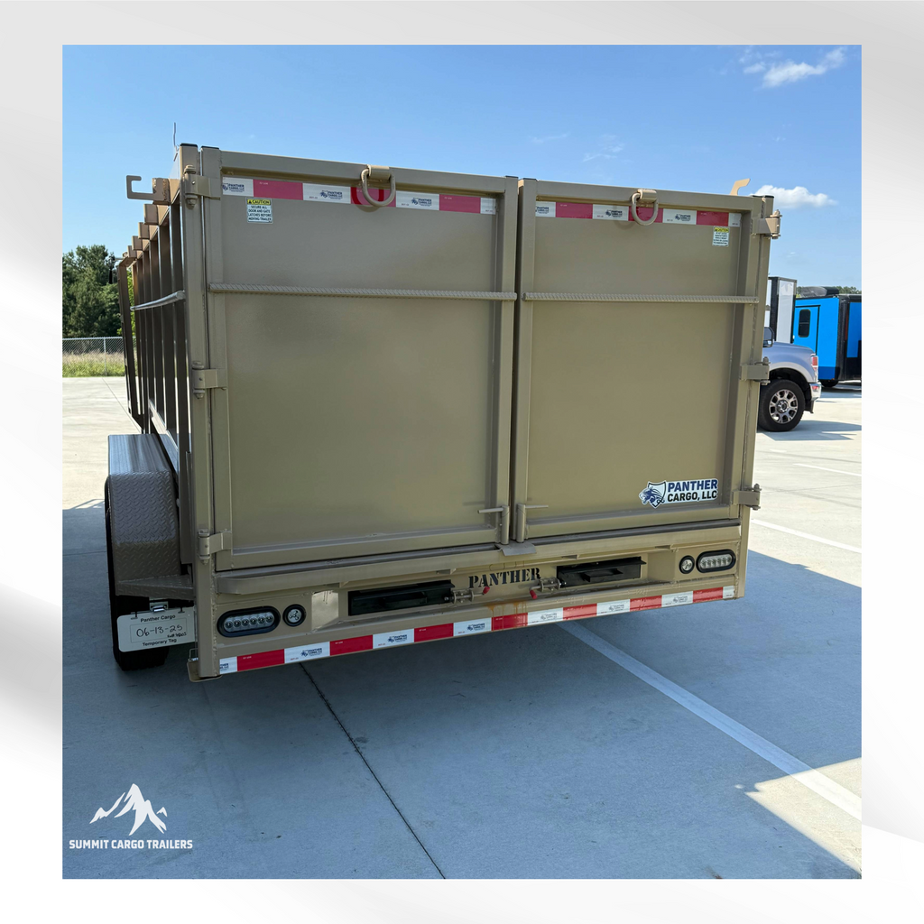 7X14TA Tan Dump Trailer