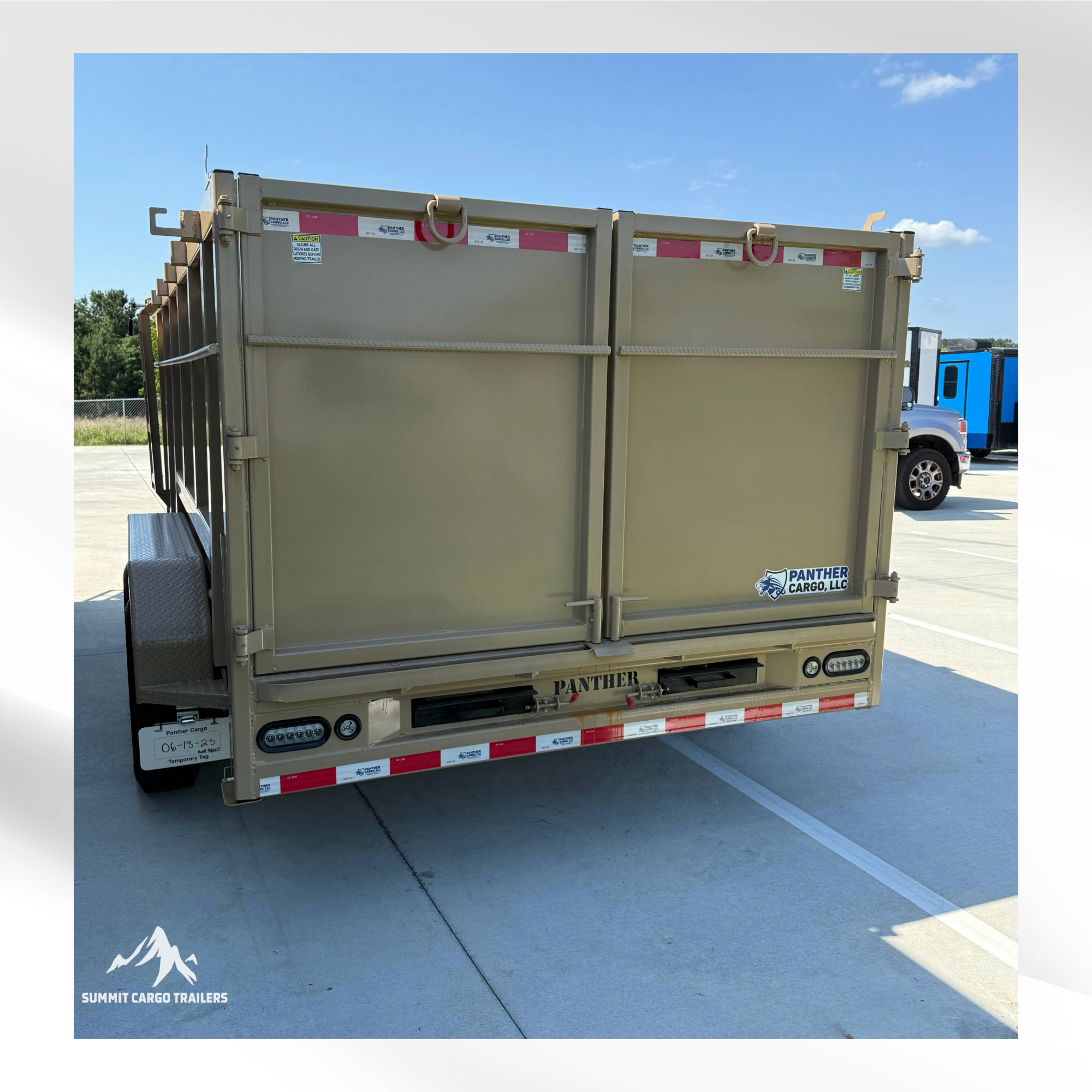 7X14TA Tan Dump Trailer