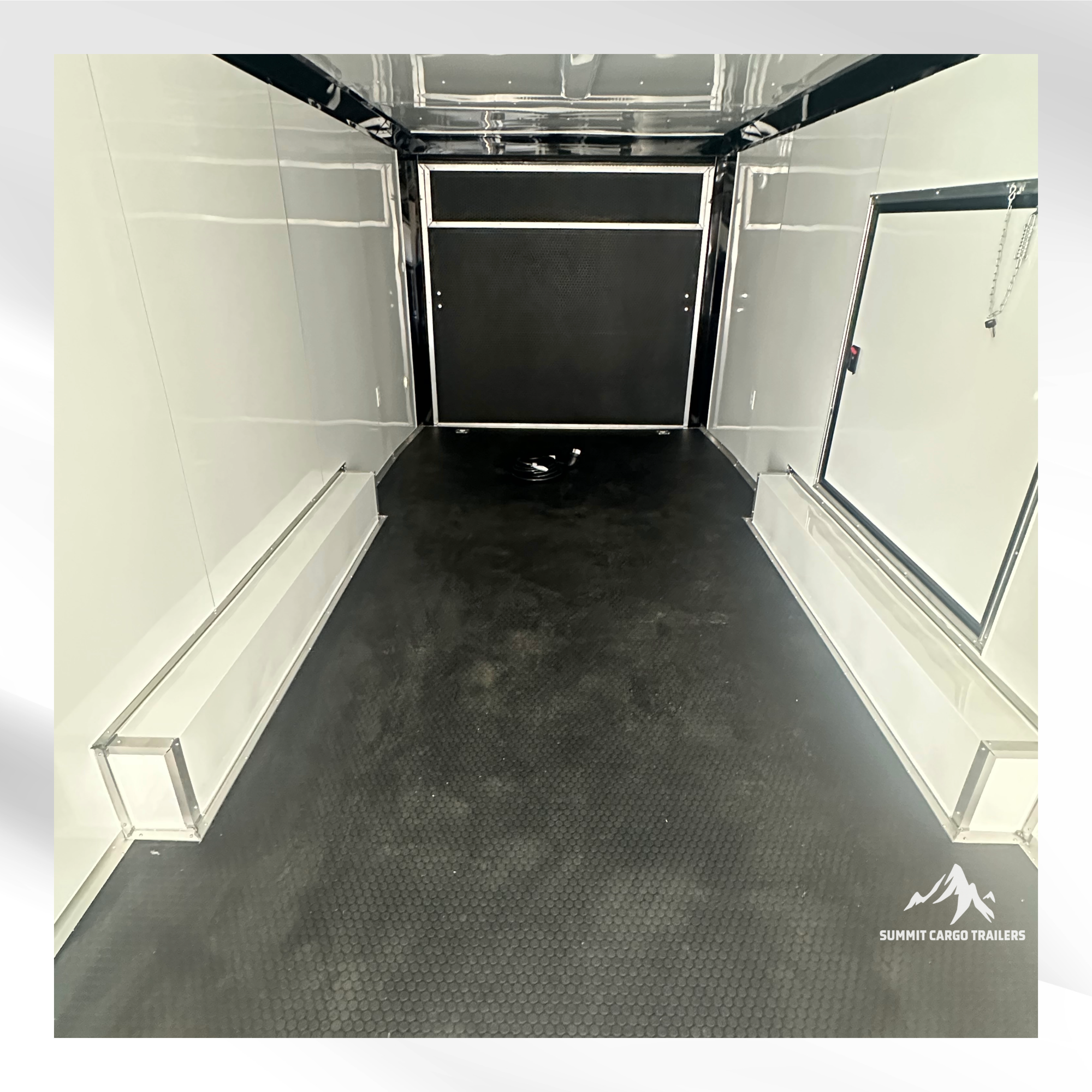 8.5X28TA Piedmont White Race Ready Trailer
