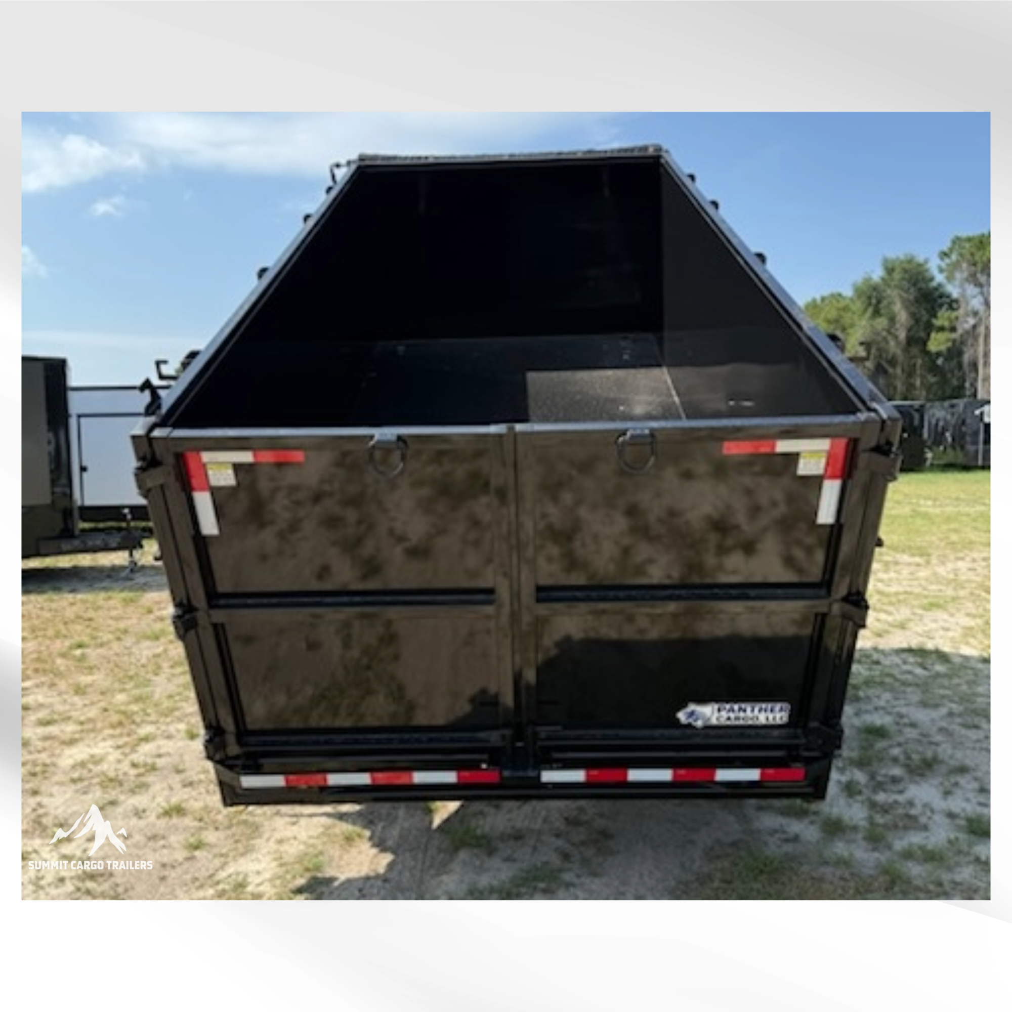 7x14TA Black Dump Trailer