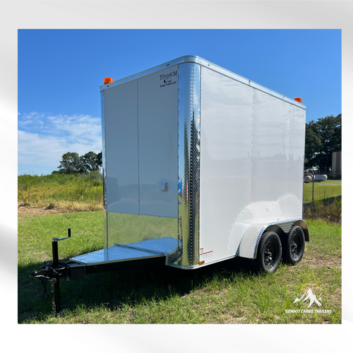6X10 White Splicing Trailer