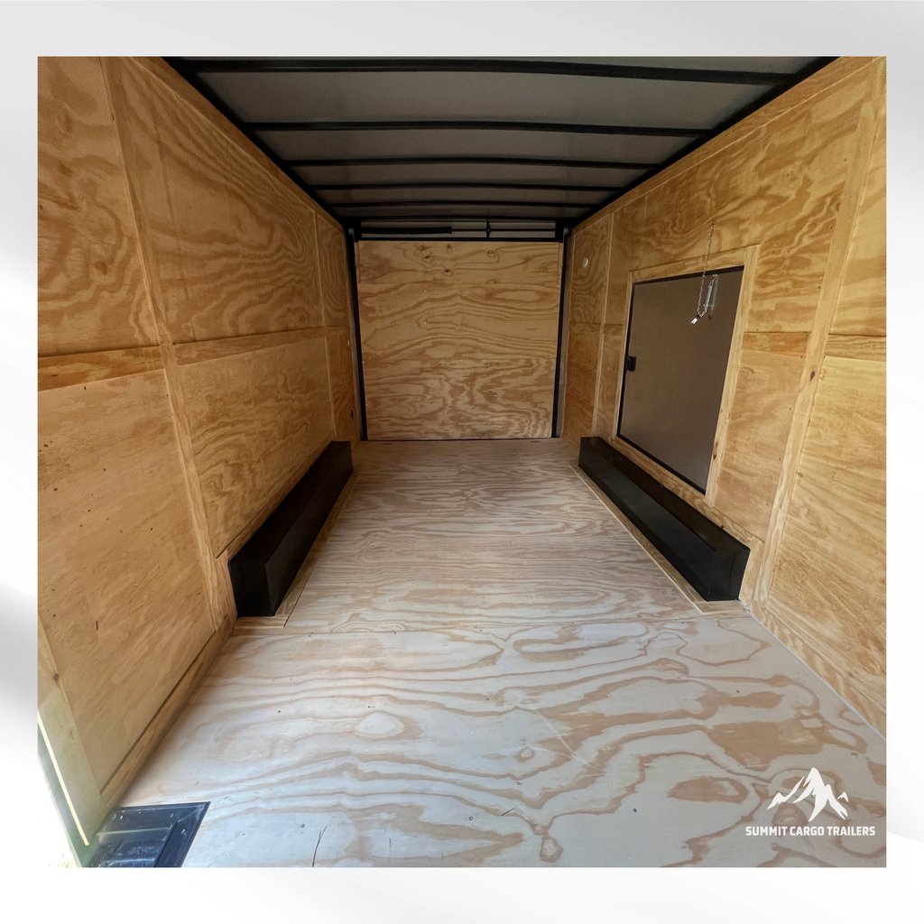 8.5X20TA3 Black Car Hauler Trailer