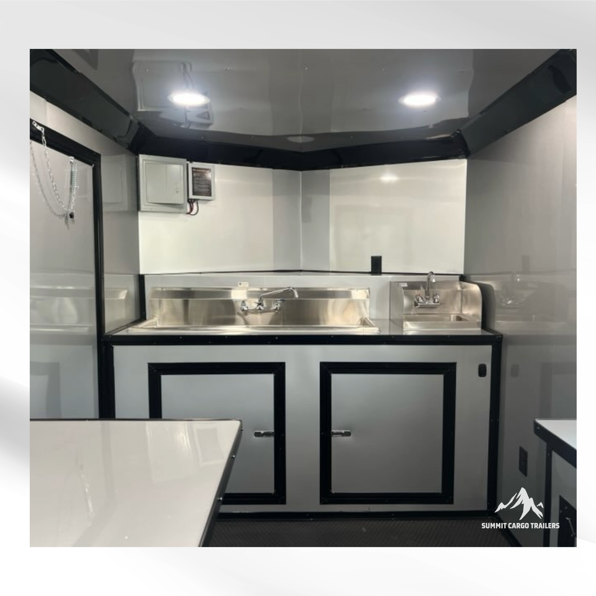 7X14TA Indigo Blue Beverage Concession Trailer