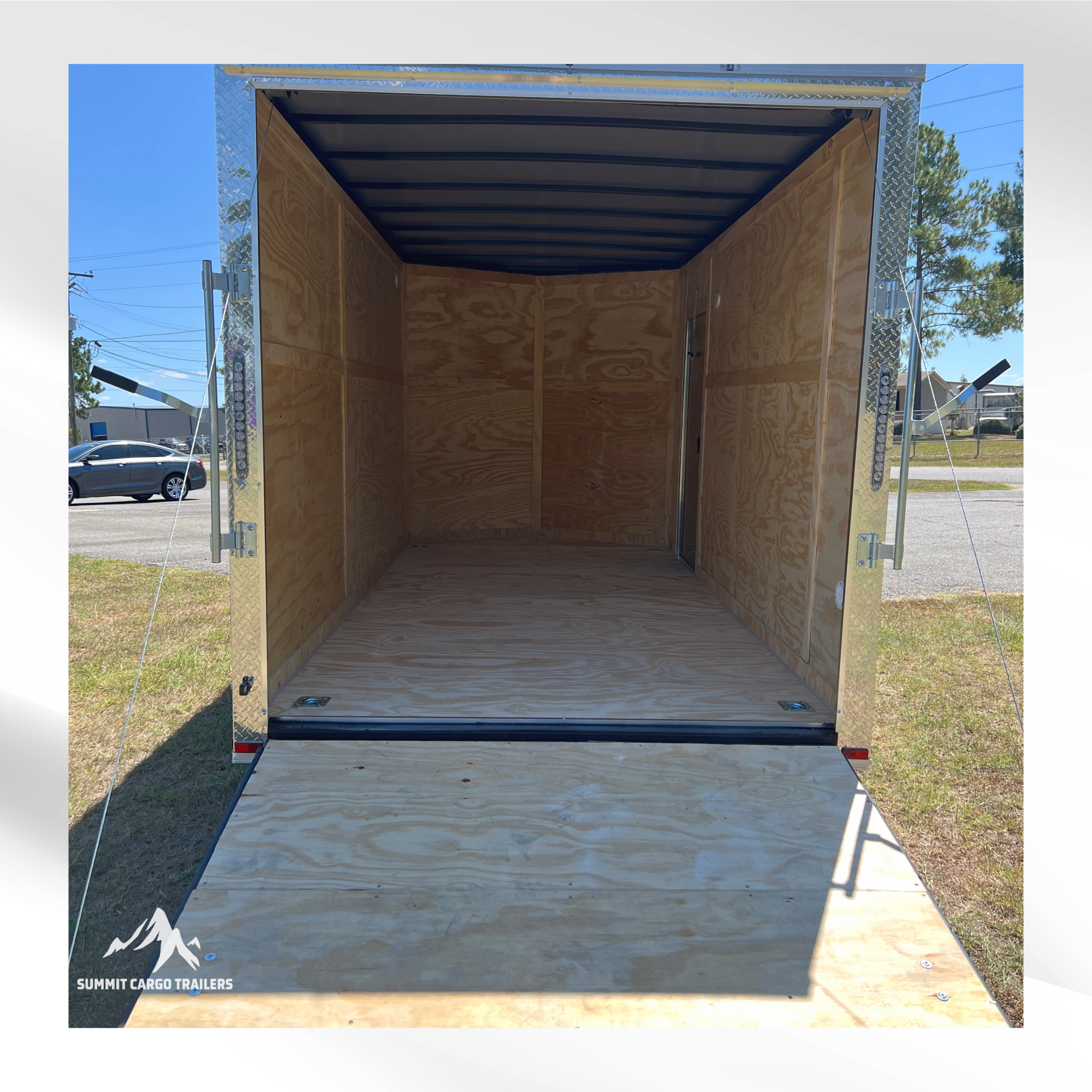7X14TA White Standard Trailer