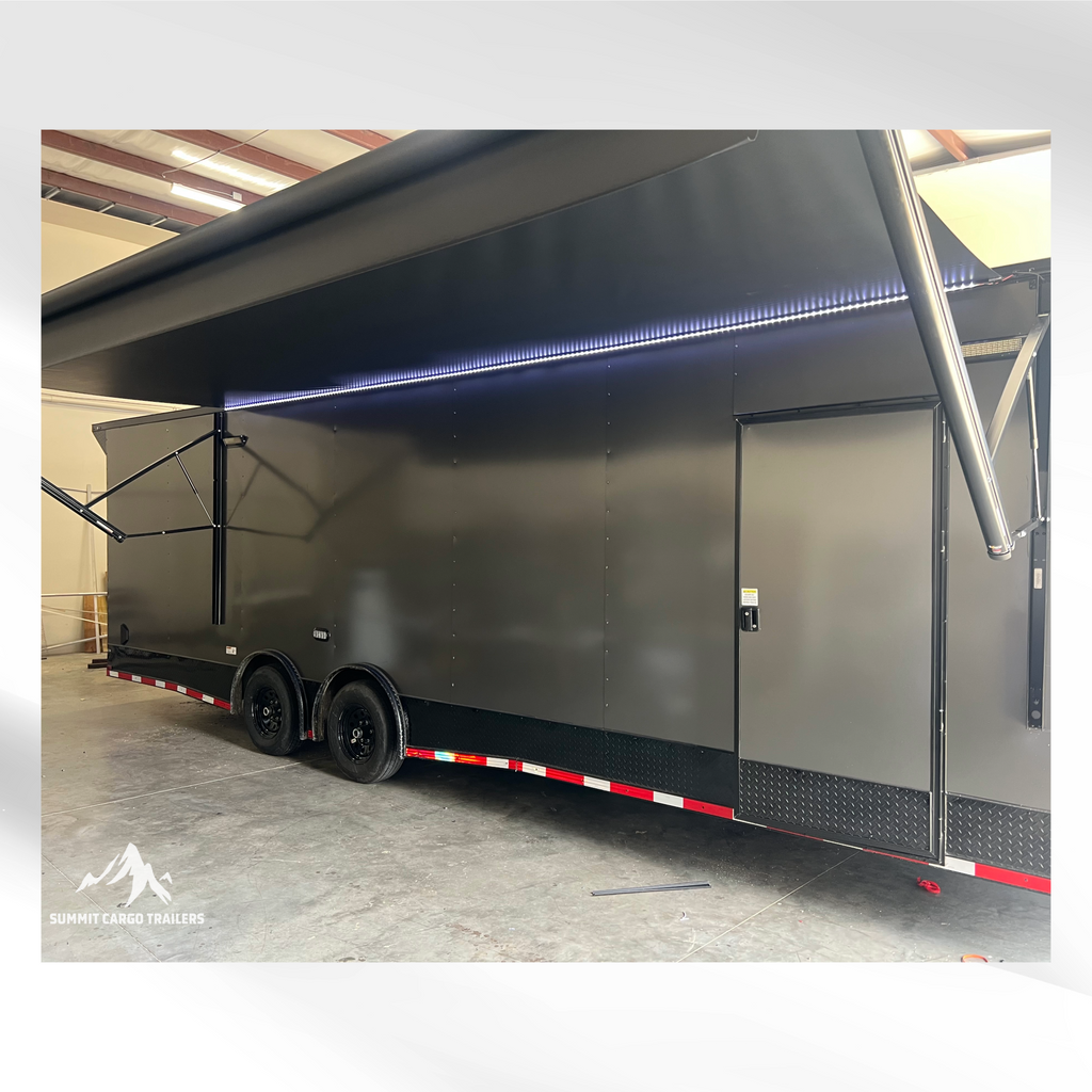 8.5X28TA3 Charcoal Race Ready Trailer