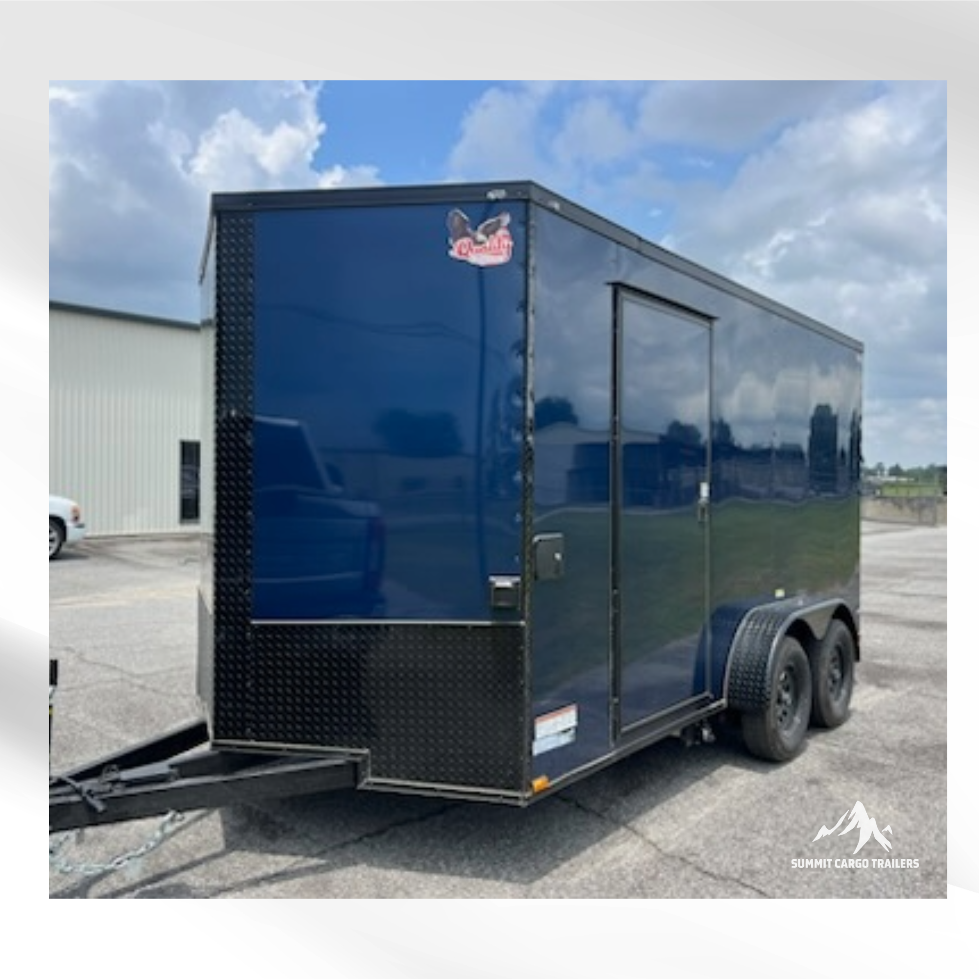 7X14TA Indigo Blue Beverage Concession Trailer