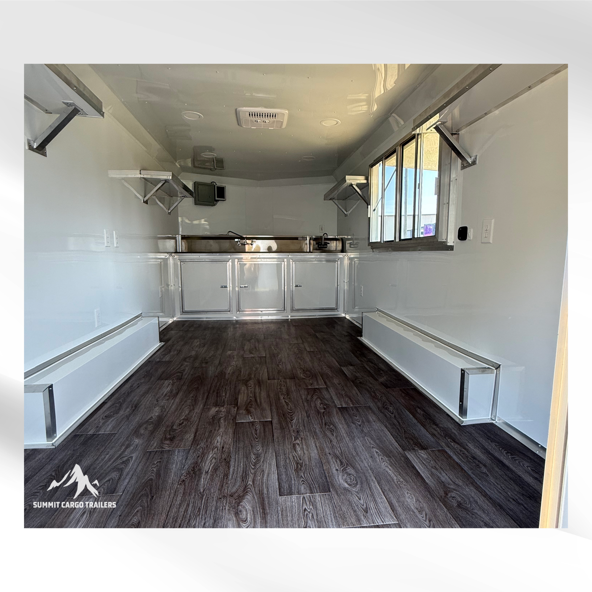 8.5X16TA Blue Concession Trailer