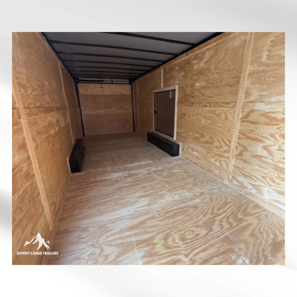 8.5X26TA White Car Hauler Trailer