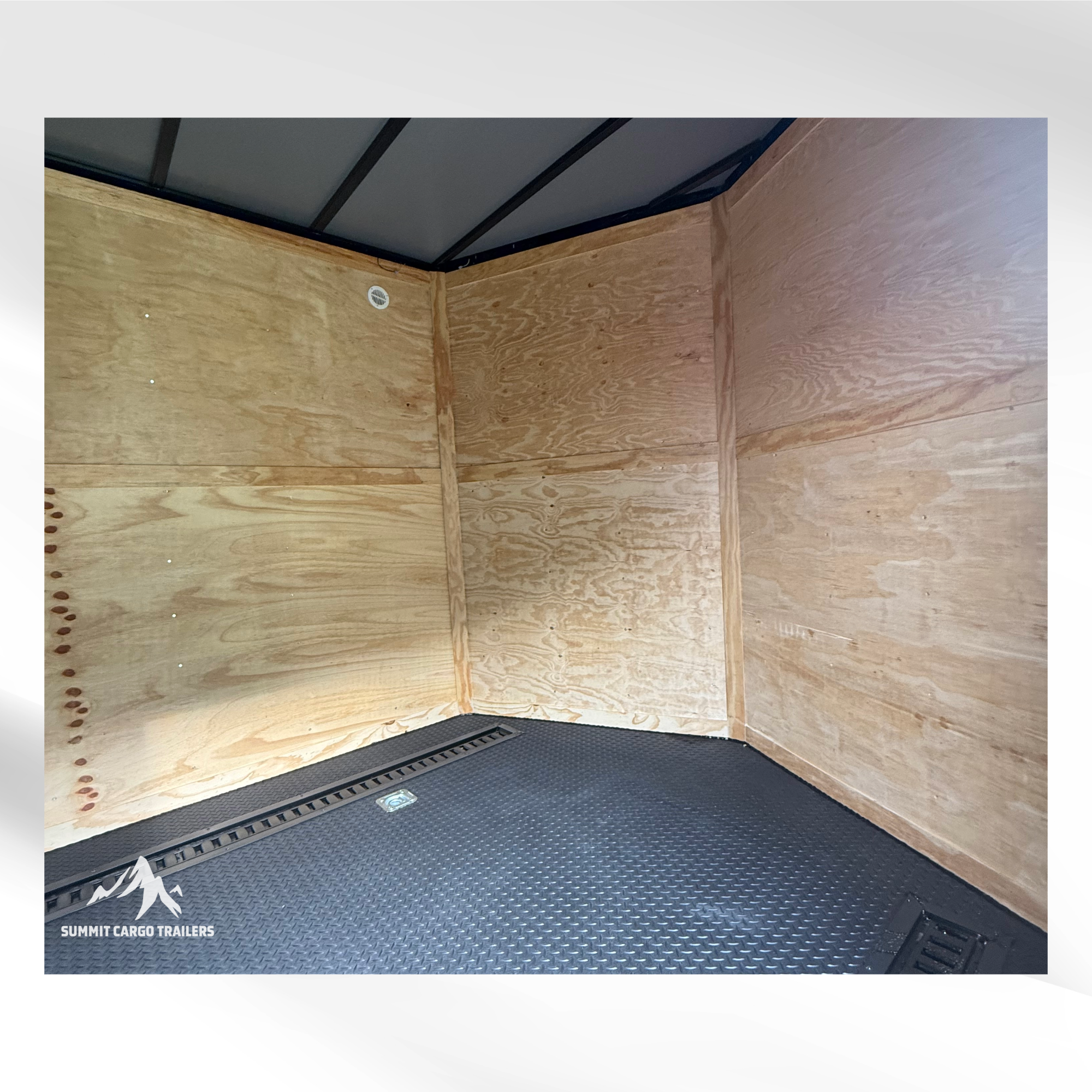 8.5X36TTA White Car Hauler Trailer