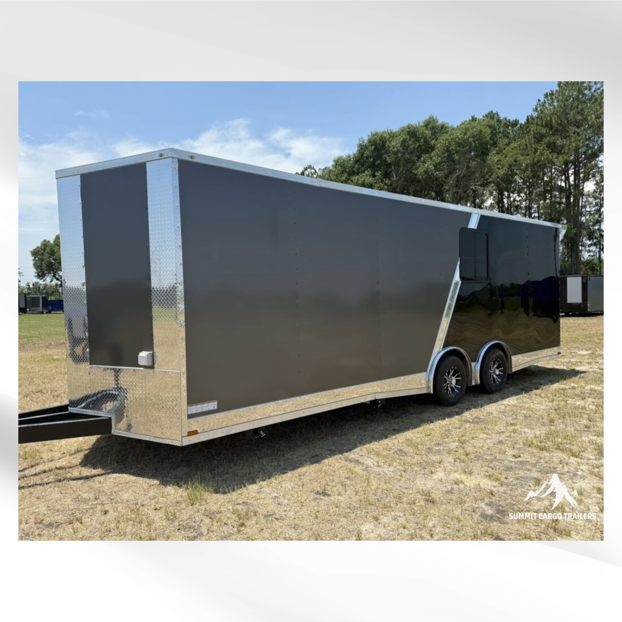 8.5X24TA Charcoal & Black Race Ready Trailer