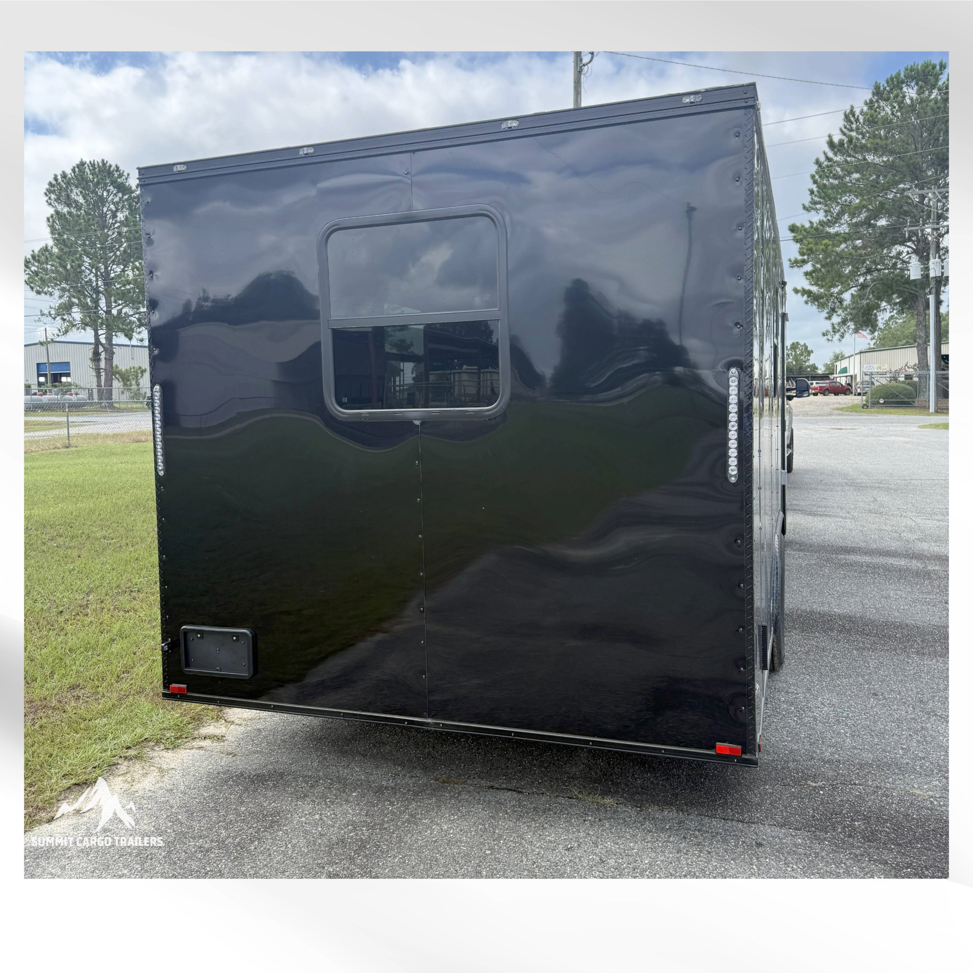 8.5X22TA Black Office Trailer