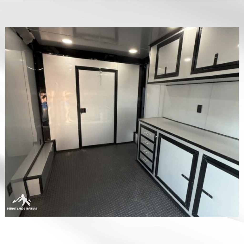 8.5x22TA Silver Gullwing Porch Trailer