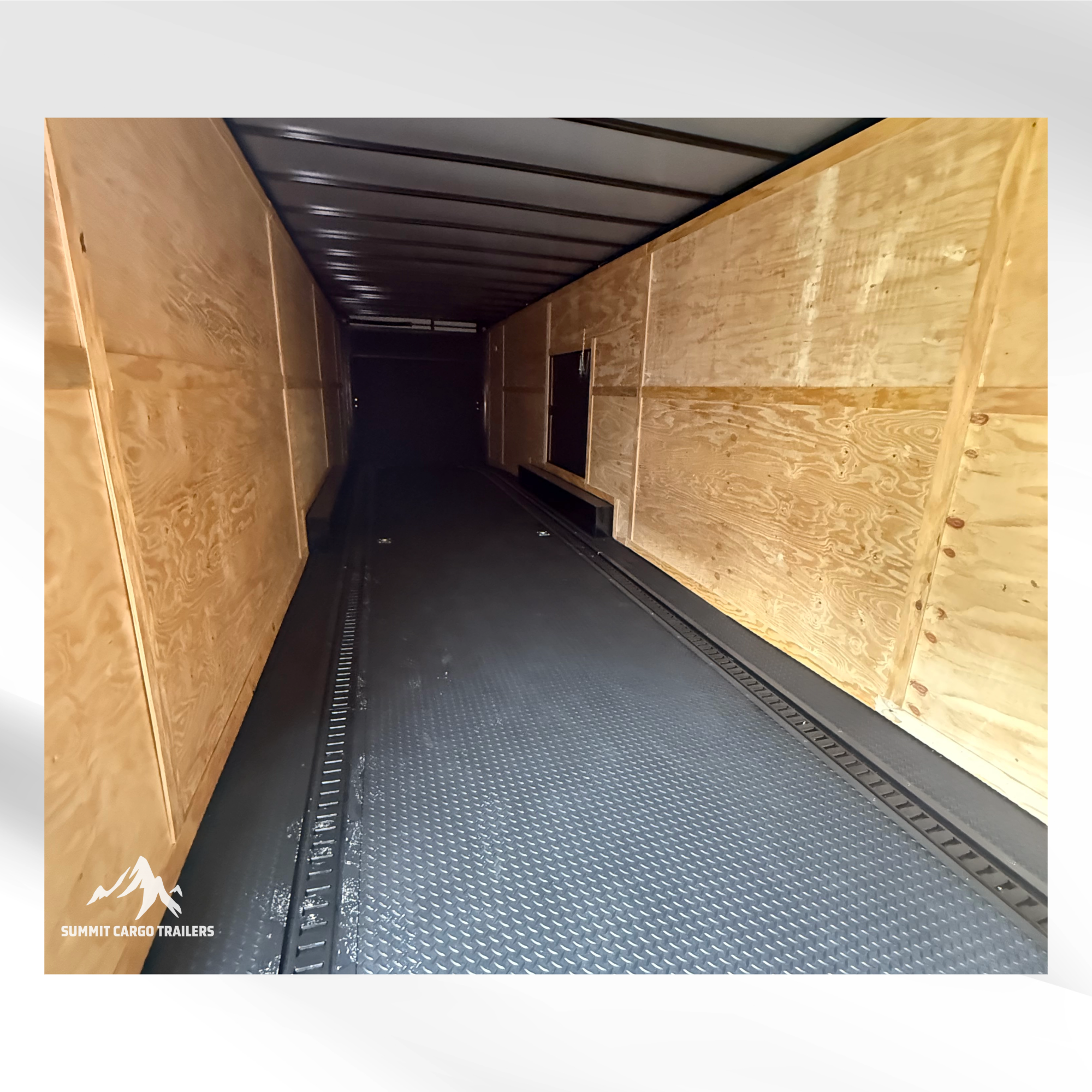 8.5X36TTA White Car Hauler Trailer
