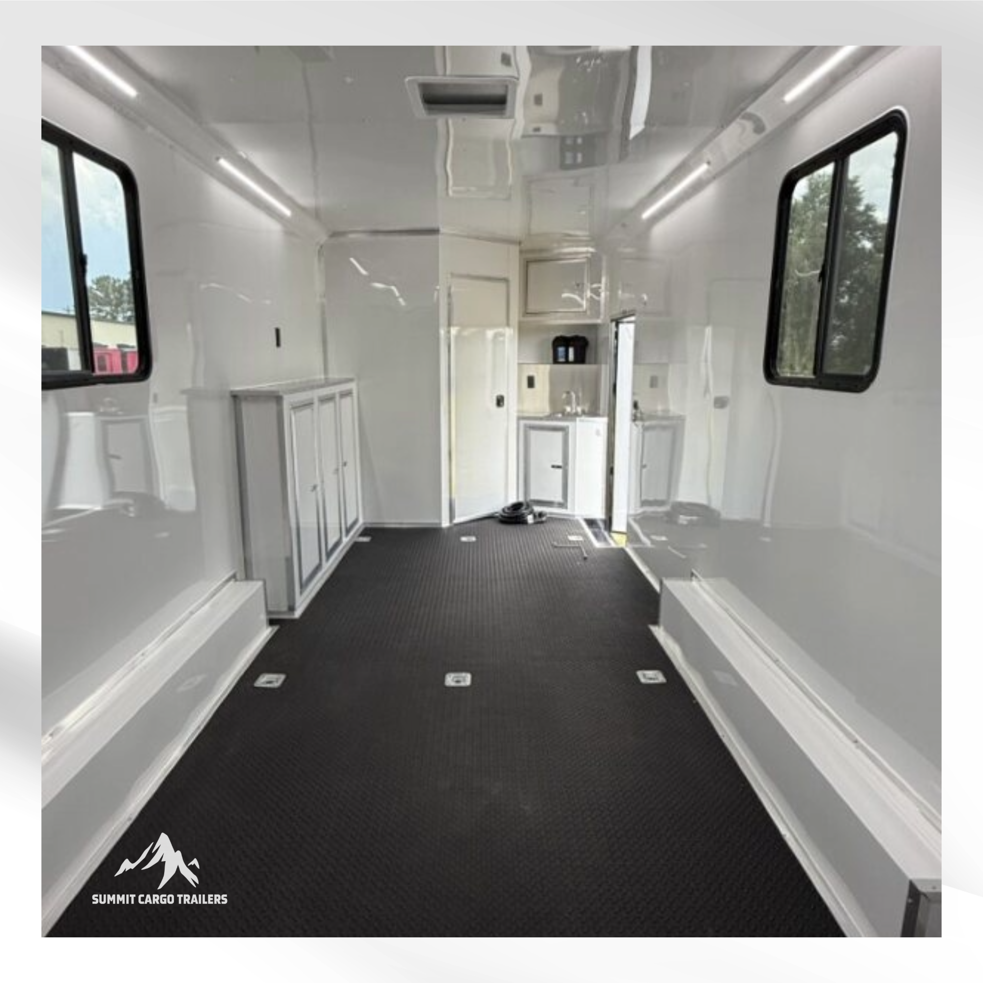 8.5X24TA3 White Race Ready Trailer