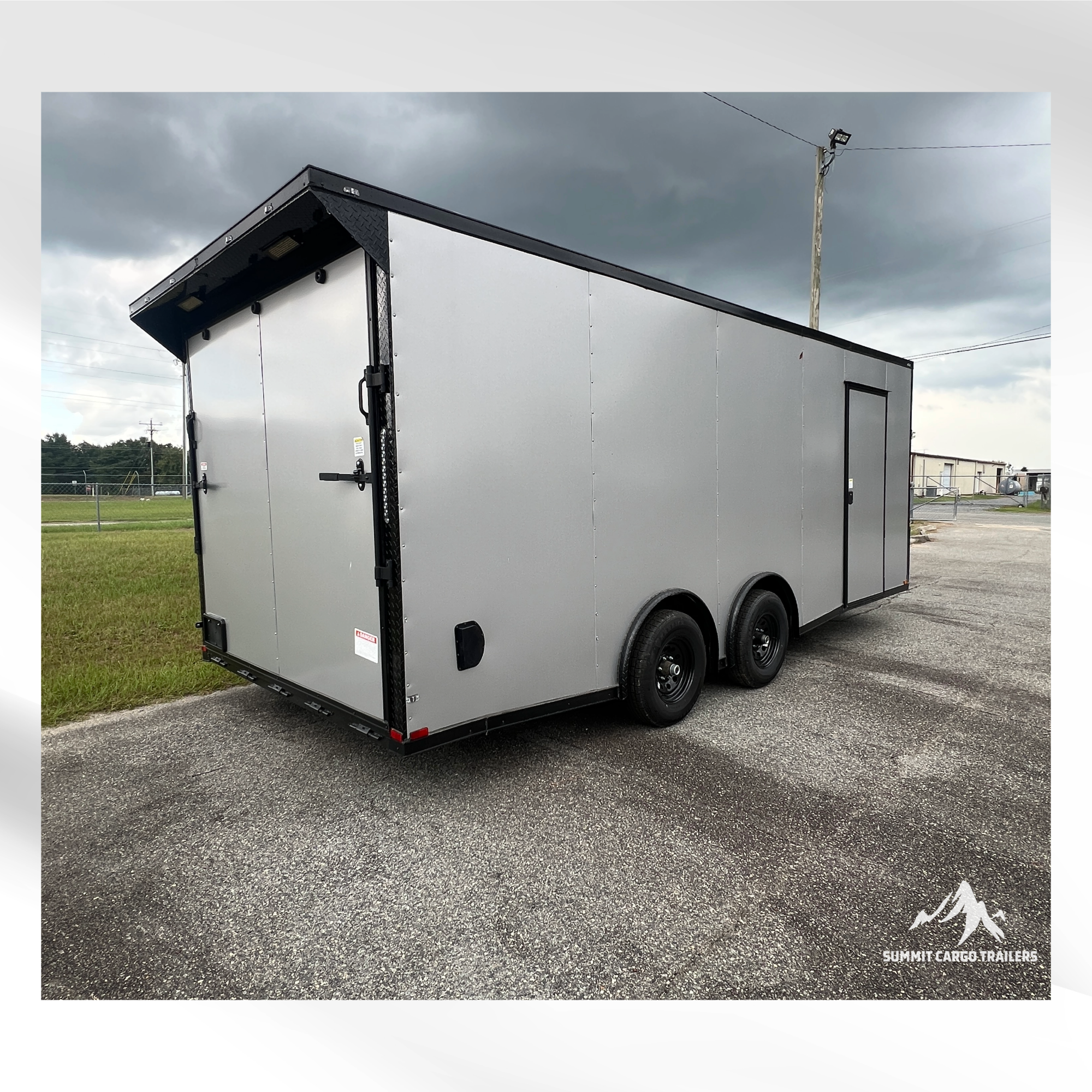 8.5X20TA Silver Frost Car Hauler