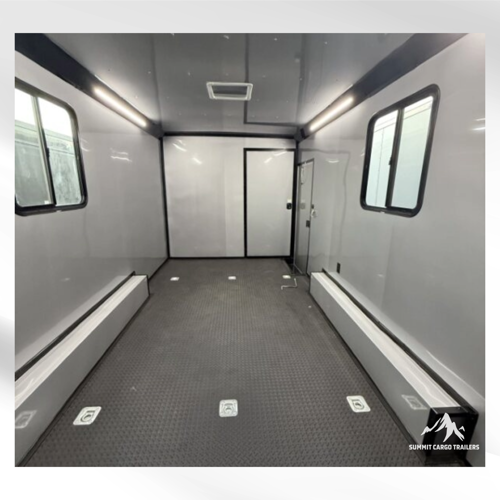 8.5X24TA Charcoal & Black Race Ready Trailer