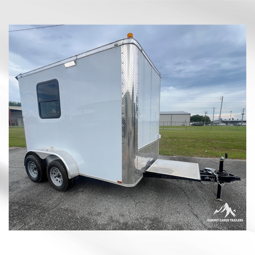6X10TA White Splicing Trailer