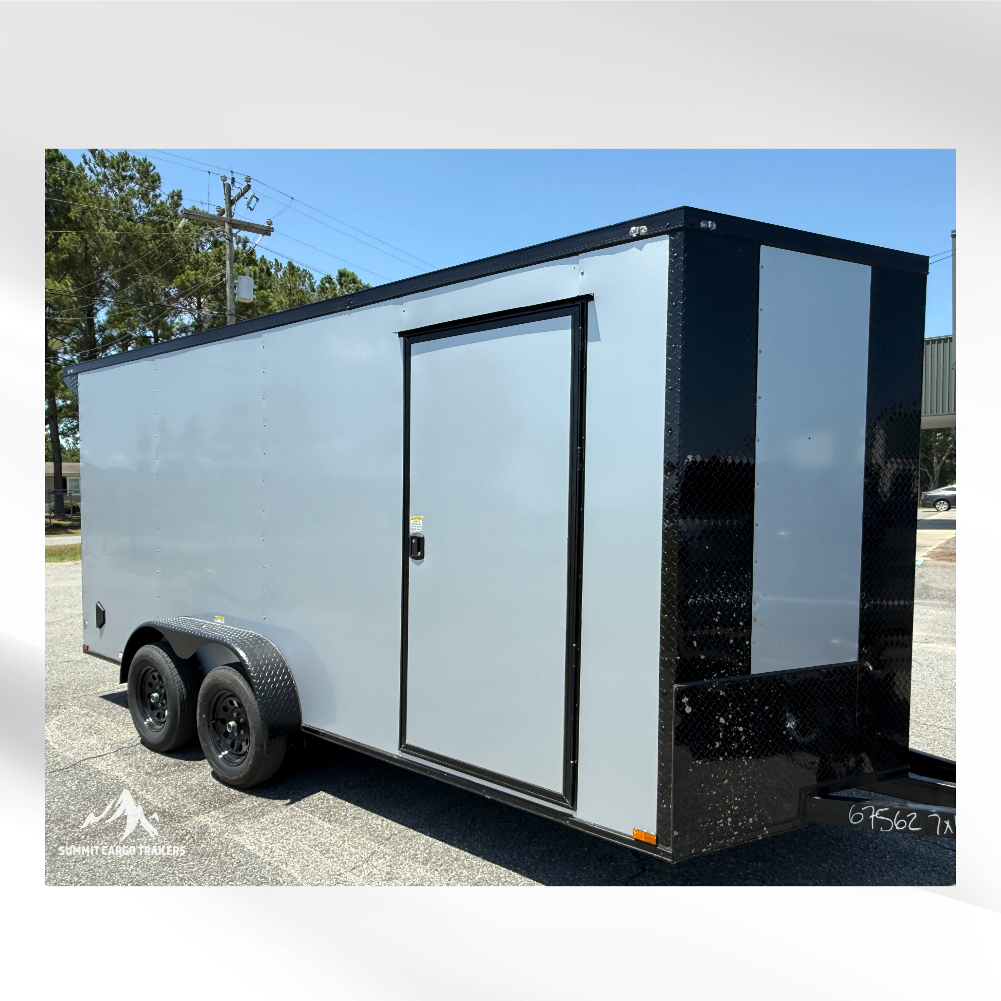 7X16TA Silver Standard Trailer