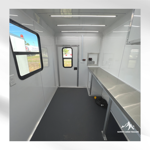 6X10TA White Splicing Trailer